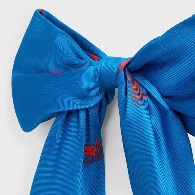 Fermaglio per capelli CELINE Big Ribbon in seta e acciaio Fermaglio per capelli CELINE Big Ribbon in seta e acciaio