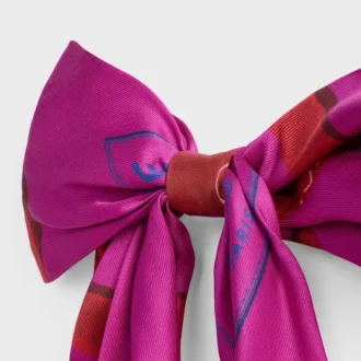 Fermaglio per capelli CELINE Big Ribbon in seta e acciaio