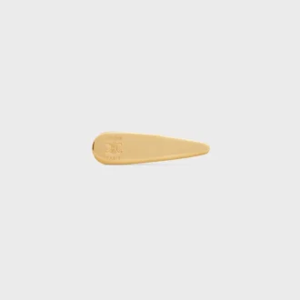 Fermaglio per capelli CELINE in ottone con finitura dorata, acciaio e zama Fermaglio per capelli CELINE in ottone con finitura dorata, acciaio e zama