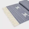 Fouta Triomphe in cotone a righe