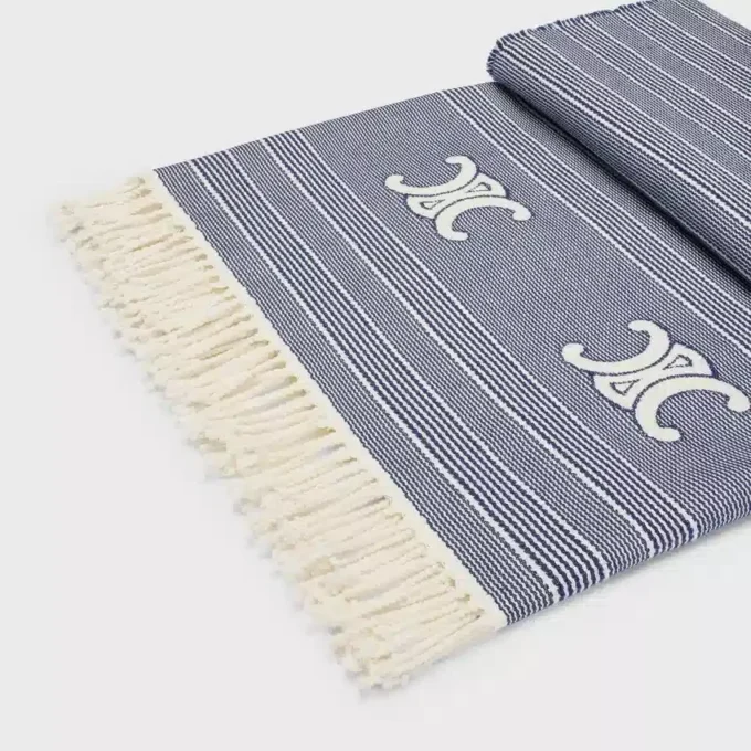 Fouta Triomphe in cotone a righe