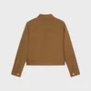 Giacca blouson western in twill di cotone