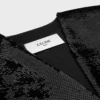 Giacca bolero ricamata in gabardine di lana Giacca bolero ricamata in gabardine di lana
