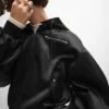 Giacca bomber in raso di cotone