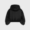 Giacca bomber in raso di cotone