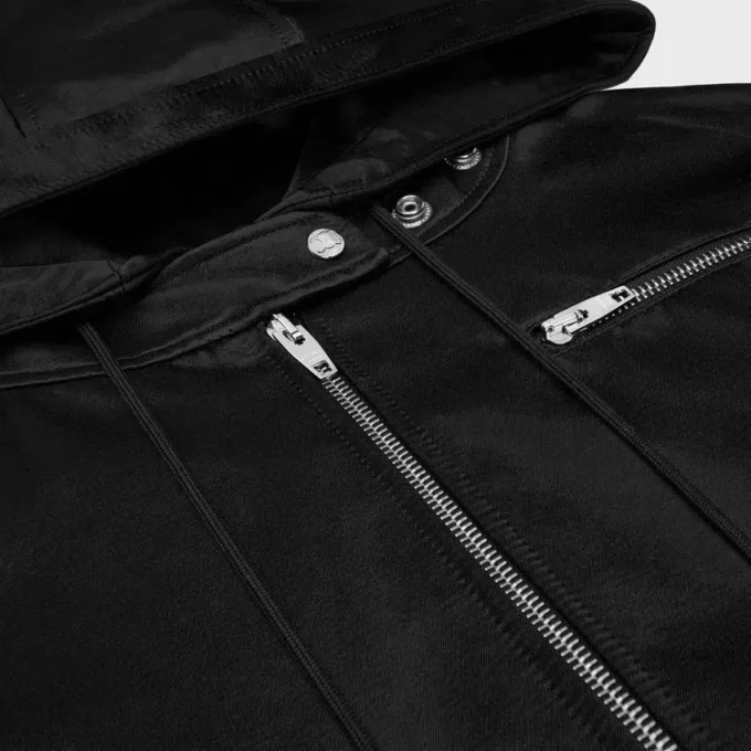 Giacca bomber in raso di cotone
