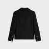 Giacca Chasseur in cashmere bouclé intrecciato Giacca Chasseur in cashmere bouclé intrecciato