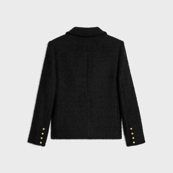 Giacca Chasseur in cashmere bouclé intrecciato Giacca Chasseur in cashmere bouclé intrecciato
