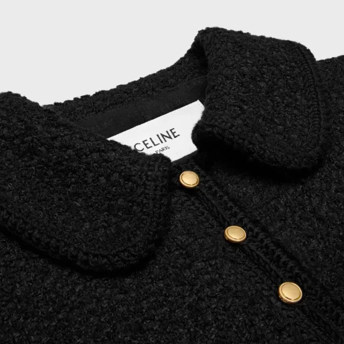 Giacca Chasseur in cashmere bouclé intrecciato Giacca Chasseur in cashmere bouclé intrecciato