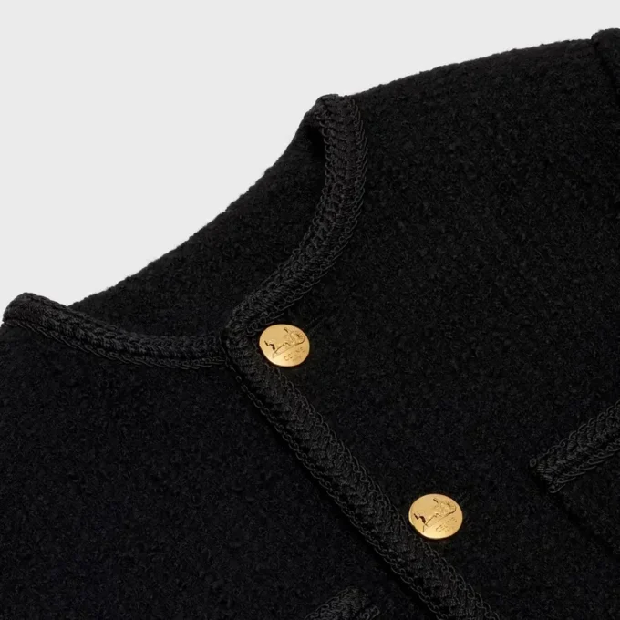 Giacca Chasseur in tweed bouclé Giacca Chasseur in tweed bouclé
