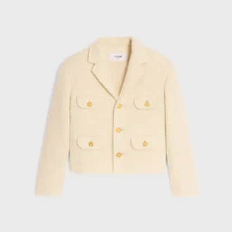 Giacca Chasseur in tweed di lana e mohair