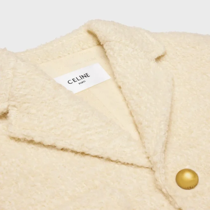 Giacca Chasseur in tweed di lana e mohair