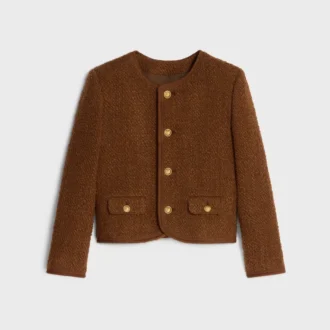 Giacca Chelsea in tweed di lana e mohair
