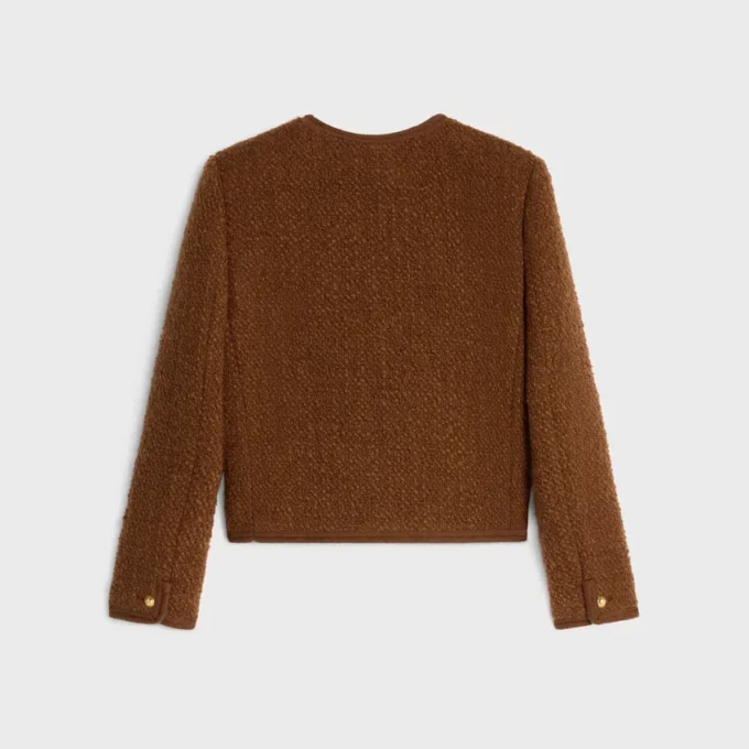 Giacca Chelsea in tweed di lana e mohair