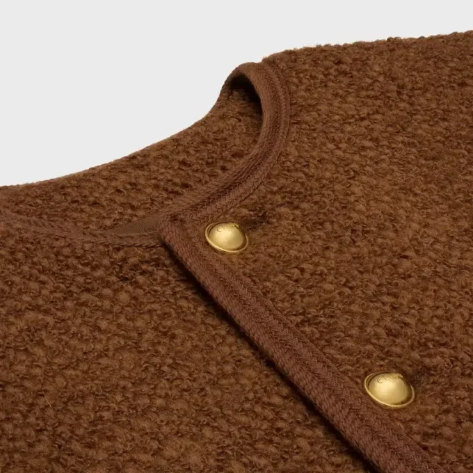 Giacca Chelsea in tweed di lana e mohair