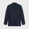 Giacca Classic in lana a trama diagonale Giacca Classic in lana a trama diagonale