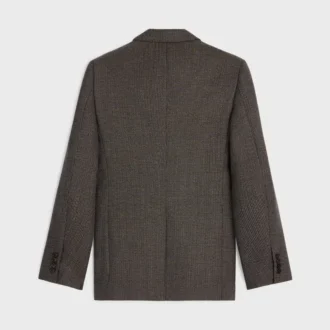 Giacca Classic in lana micro pied-de-poule