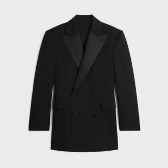 Giacca Colonne Tux in gabardine di lana e mohair