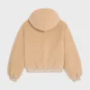 Giacca con cappuccio in pile polare Giacca con cappuccio in pile polare