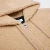 Giacca con cappuccio in pile polare Giacca con cappuccio in pile polare