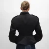 Giacca con peplo in gabardine di lana Giacca con peplo in gabardine di lana