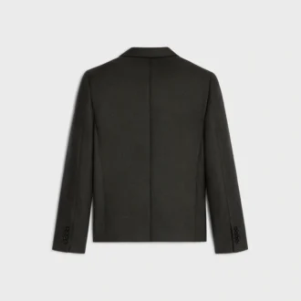 Giacca corta in flanella di cashmere