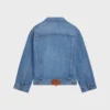 Giacca da camionista in denim di cotone Giacca da camionista in denim di cotone