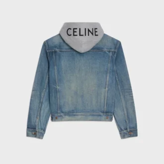 Giacca da camionista in denim di cotone
