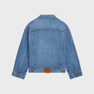 Giacca da camionista in denim di cotone