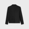 Giacca da smoking corta in lana e mohair Giacca da smoking corta in lana e mohair