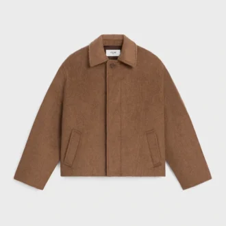Giacca in cashmere double-face e cammello