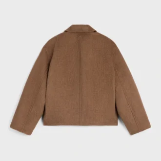 Giacca in cashmere double-face e cammello