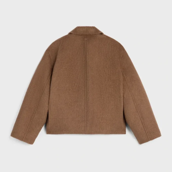 Giacca in cashmere double-face e cammello Giacca in cashmere double-face e cammello