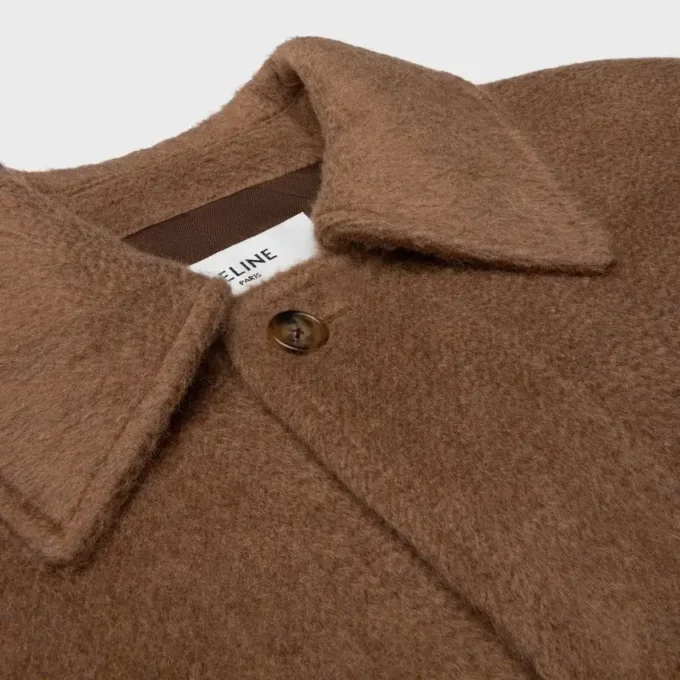 Giacca in cashmere double-face e cammello Giacca in cashmere double-face e cammello