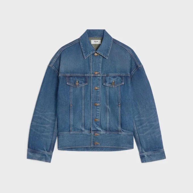 Giacca in denim rigido