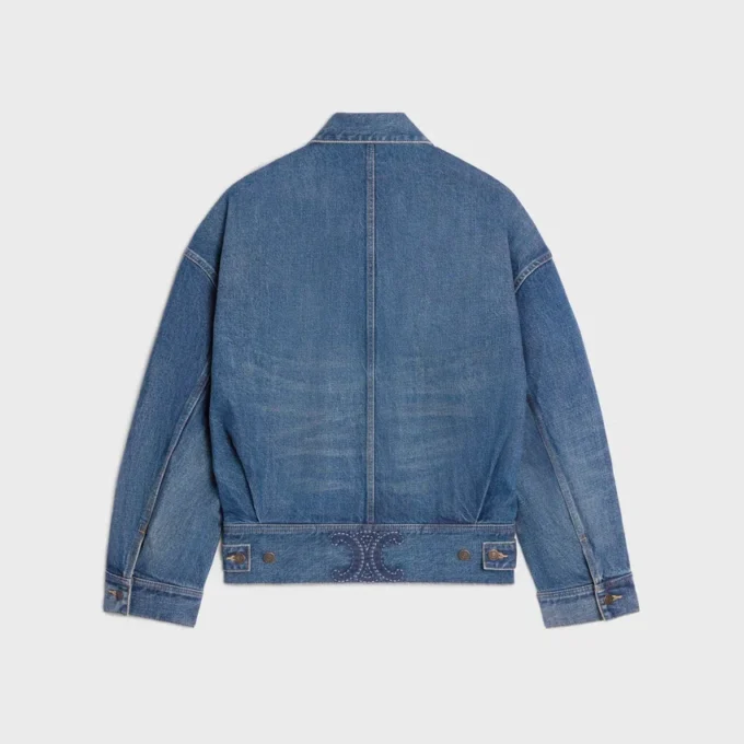 Giacca in denim rigido