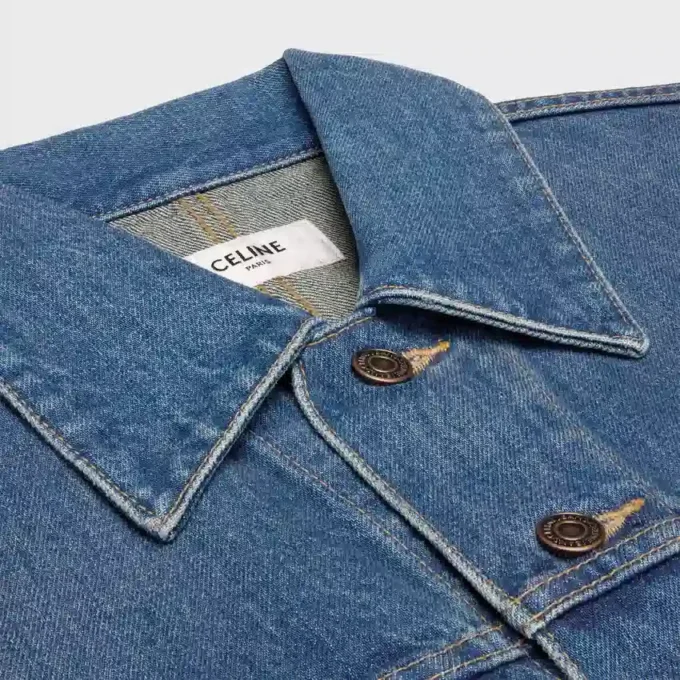 Giacca in denim rigido