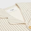 Giacca in gabardine di cotone a righe