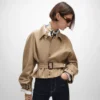 Giacca in gabardine di cotone e lana Giacca in gabardine di cotone e lana