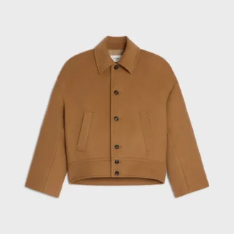 Giacca in lana e cashmere double-face