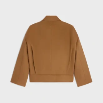 Giacca in lana e cashmere double-face
