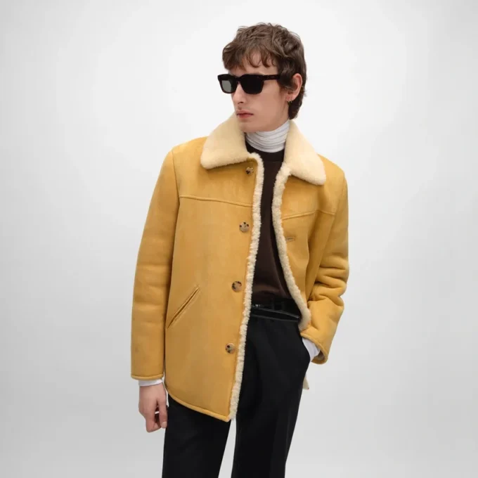 Giacca in pelle scamosciata Giacca in pelle scamosciata