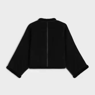 Giacca in pelle scamosciata