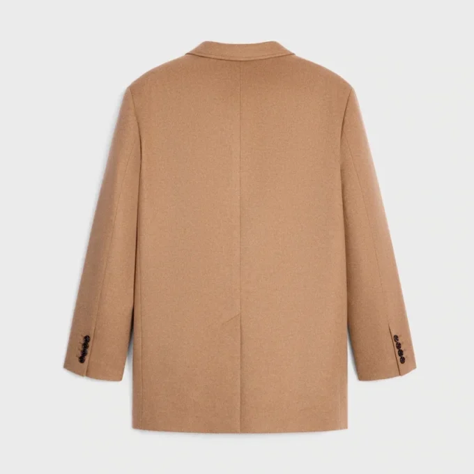Giacca sartoriale in flanella di cashmere
