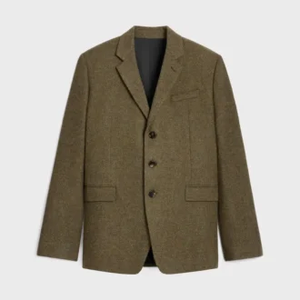 Giacca sartoriale in lana tricotine