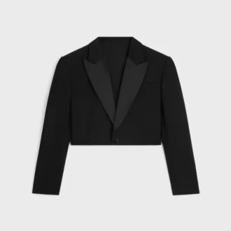 Giacca Spencer Tux in gabardine di lana