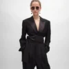 Giacca Spencer Tux in gabardine di lana