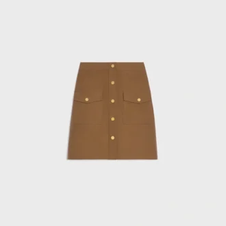 Gonna corta in twill di cotone