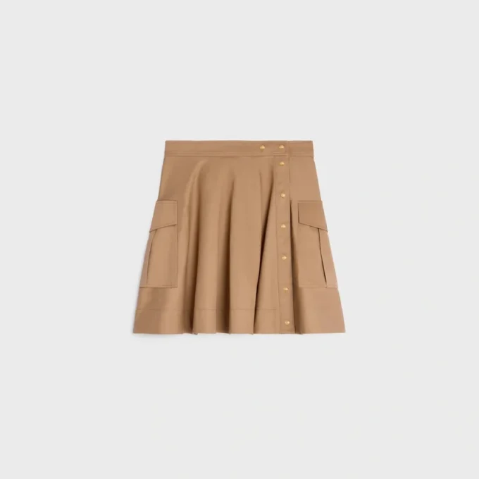 Gonna in twill di cotone Gonna in twill di cotone