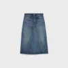 Gonna midi in denim scuro Union Wash Gonna midi in denim scuro Union Wash